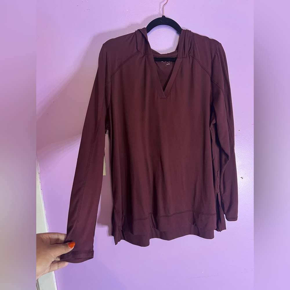LIVI, lane Bryant Maroon sweatshirt